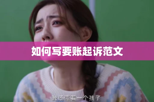 如何写要账起诉范文