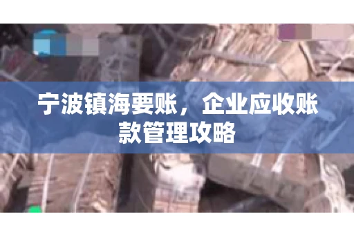 宁波镇海要账，企业应收账款管理攻略