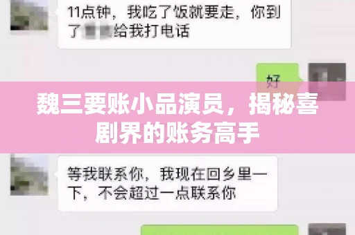 魏三要账小品演员，揭秘喜剧界的账务高手