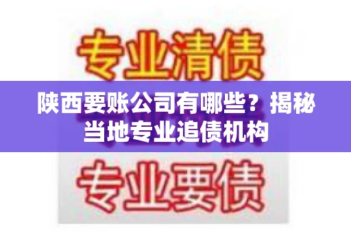 陕西要账公司有哪些？揭秘当地专业追债机构